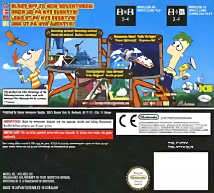 Image n° 2 - boxback : Phineas and Ferb - Ride Again (DSi Enhanced)